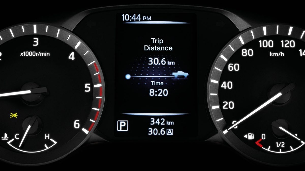 Nissan Navara Trip Distance Display